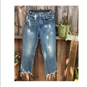 J Crew Point Sur relaxed cropped bootcut jean